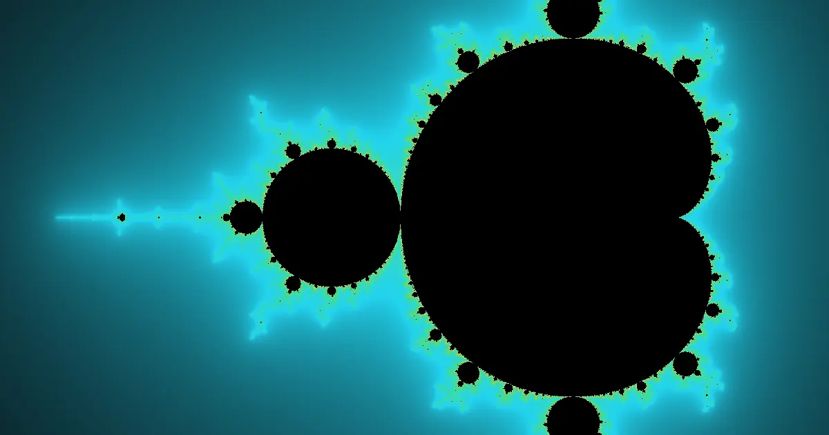 Mandelbrot set rendered with WebGL